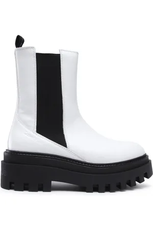 Calvin Klein Klassische Stiefeletten Flatform Chelsea Boot YW0YW00850