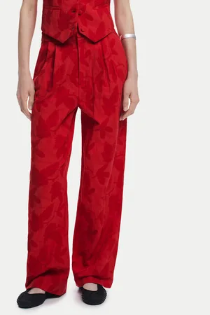 Desigual Stoffhose Suitrojo 25SWPW33 Straight Fit