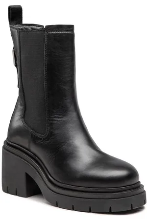 Blauer Stiefeletten F2ZENDA02/LEA