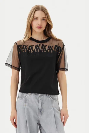 Armani Exchange T-Shirt XW000516 AF10359 UC001 Cropped Fit