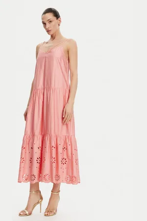 Fracomina Sommerkleid FJ25SD3001W400E5 Relaxed Fit