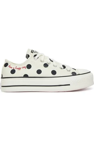 Converse Sneakers aus Stoff Chuck Taylor All Star Lift Platform Polka Dots A10689C