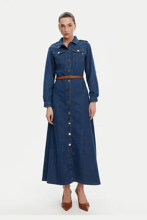 Fracomina Jeanskleid FR25SD4004D417V6 Regular Fit