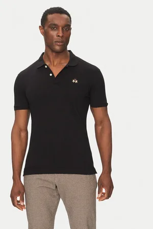 La Martina Poloshirt Piquet CCMP02 PK001 Slim Fit