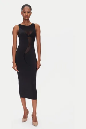 Wolford Coctailkleid Satin Sheer 57176 Slim Fit