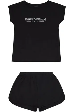 Emporio Armani Pyjama Pj set black Regular Fit