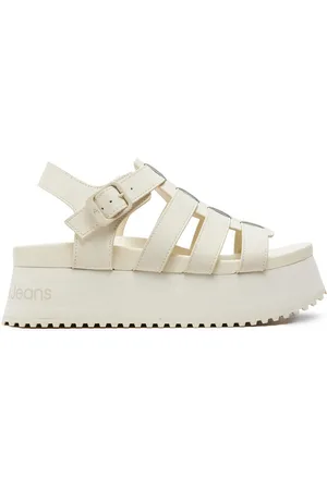 Calvin Klein Sandalen Platform Buckle Rubber Mg Mtl YW0YW01513