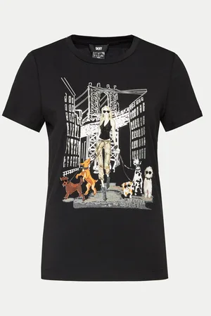 DKNY T-Shirt P4DHSWNA Regular Fit