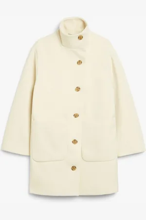 Monki Single breasted coat