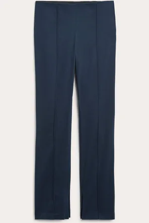 Monki Regular waist press crease trousers