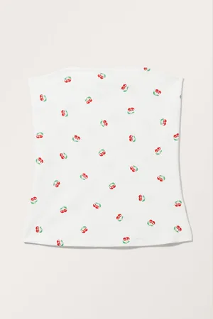 Monki Smooth Fitted Tube Top