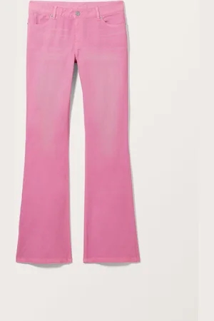 Monki Flared Twill Trousers