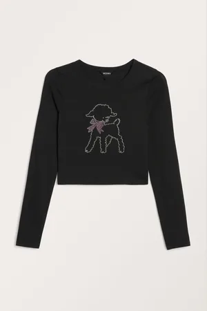 Monki Long sleeve top
