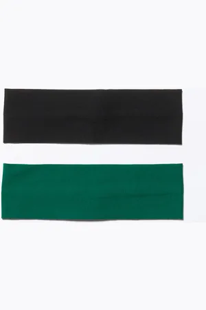 Monki 2-pack Cotton Headbands