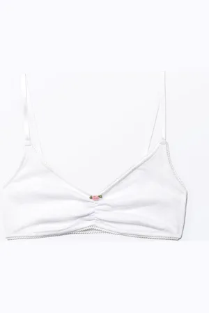 Monki Rose Cotton Scoop Bra