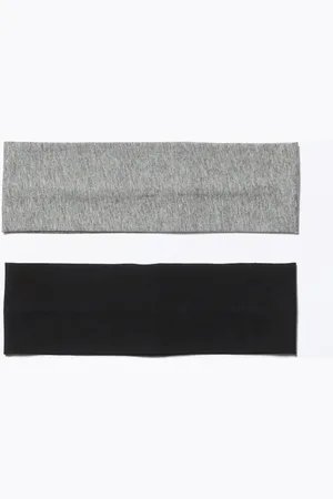 Monki 2-pack Cotton Headbands