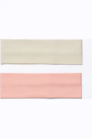 Monki 2-pack Cotton Headbands
