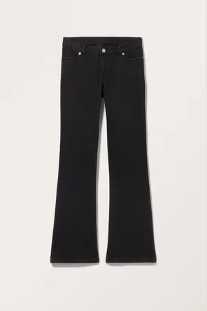 Monki Flared Twill Trousers