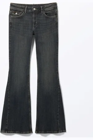 Monki Cheri Low Waist Flared Jeans