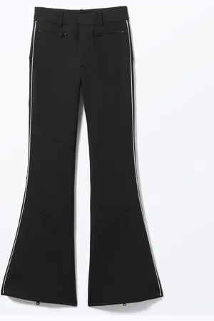 Monki Flared Scuba Trousers
