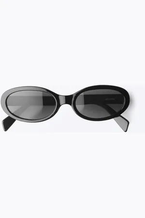 Monki Slim Oval Tinted Sunglasses