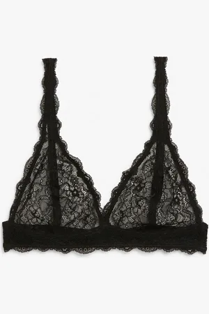 Monki Triangle lace bra