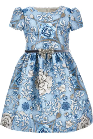 MONNALISA Kleid aus Lurex-Brokat