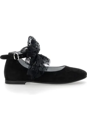 MONNALISA Ballerina aus Wildleder mit Schleife