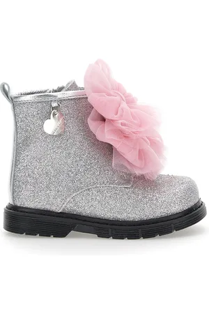 MONNALISA Glitzerstiefel mit Schleifen