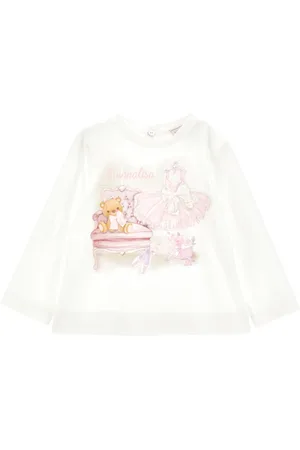 MONNALISA Shirt aus Baumwolle mit Ballettprint
