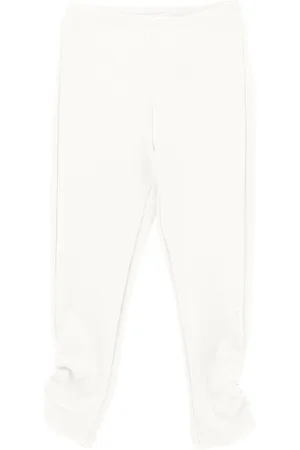 MONNALISA Crinkle-Leggings aus Punto-Milano-Gewebe
