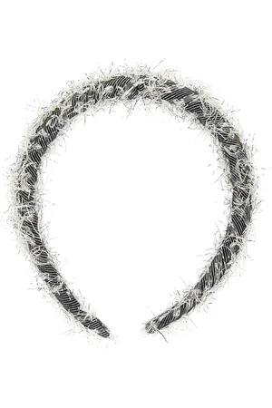 MONNALISA Lurex-Stirnband mit Fransen