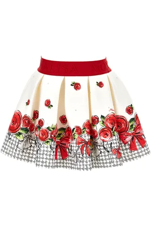 MONNALISA Neoprenrock mit Rosen
