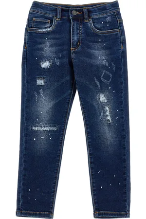 MONNALISA Denim-Jeans in Vintage-Optik