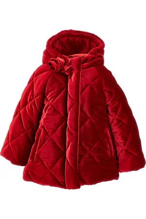 MONNALISA Gesteppte Chenille-Daunenjacke