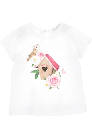 MONNALISA T-Shirt mit Vogelmotiv