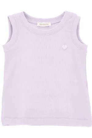 MONNALISA Tanktop aus gerippter Viskose