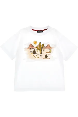 MONNALISA T-Shirt aus Jersey mit Rodeo-Print