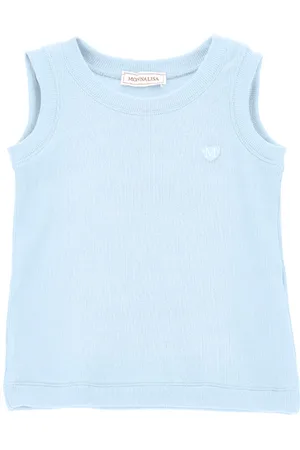 MONNALISA Tanktop aus gerippter Viskose