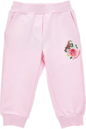 MONNALISA Jogginghose aus Stretch-Sweatsstoff mit Blume