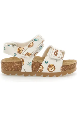 MONNALISA Komfortsandalen mit süßem Löwen-Print