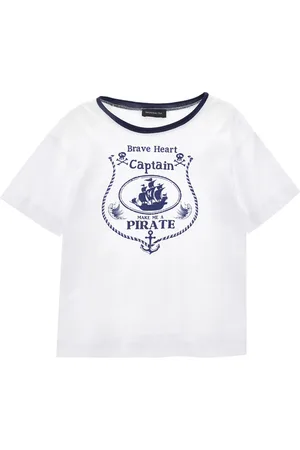 MONNALISA T-Shirt aus Jersey mit Wappen-Print