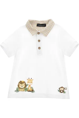 MONNALISA Piqué-Poloshirt mit süßen Tieren