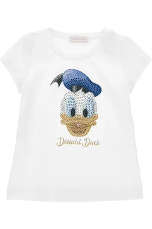 MONNALISA T-Shirt mit Donald Duck und Strass