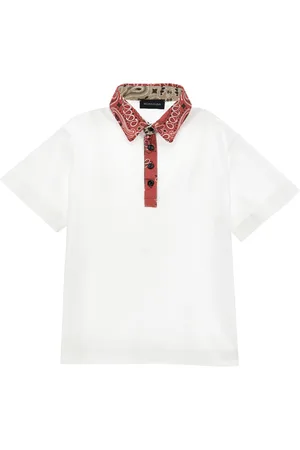 MONNALISA Piqué-T-Shirt mit Paisleymuster