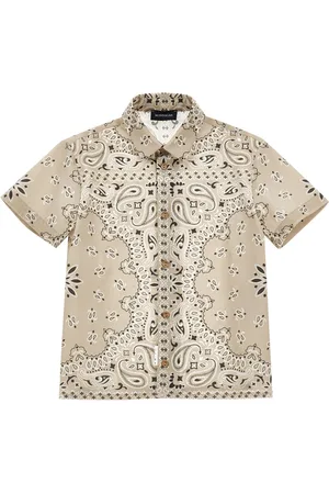 MONNALISA Popeline-Hemd mit Paisleymuster
