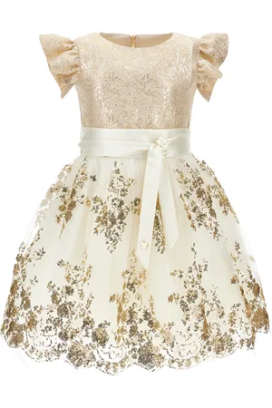 MONNALISA Mit Pailletten besticktes Kleid