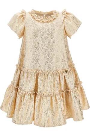 MONNALISA Kleid aus Lurex-Brokat