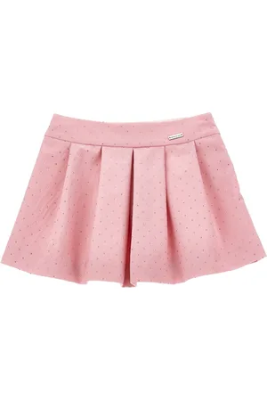 MONNALISA Viskose-Minirock mit Strass