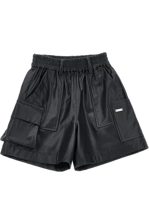 MONNALISA Bermudashorts aus beschichtetem Stoff